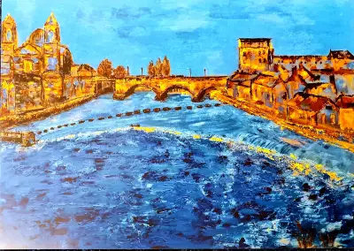 A4 print on card - Radiant Athlone
