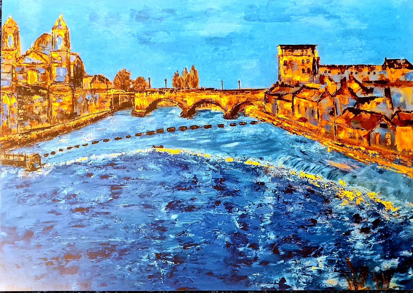 A4 print on card - Radiant Athlone