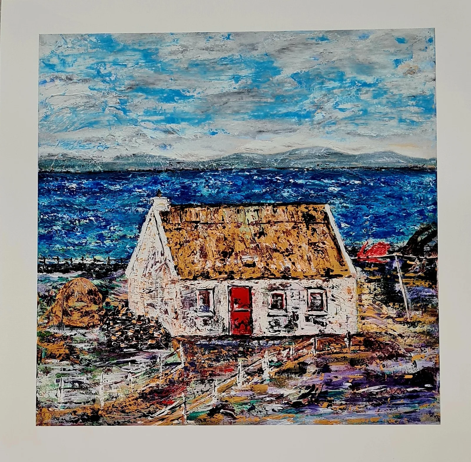 Energetic Giclee Print of cottage- 600