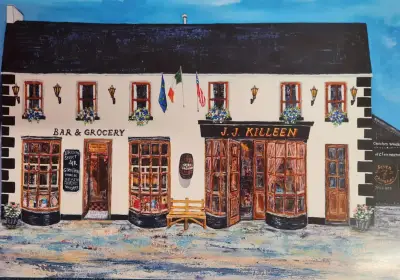 new J.J Killeens old world pub giclee print